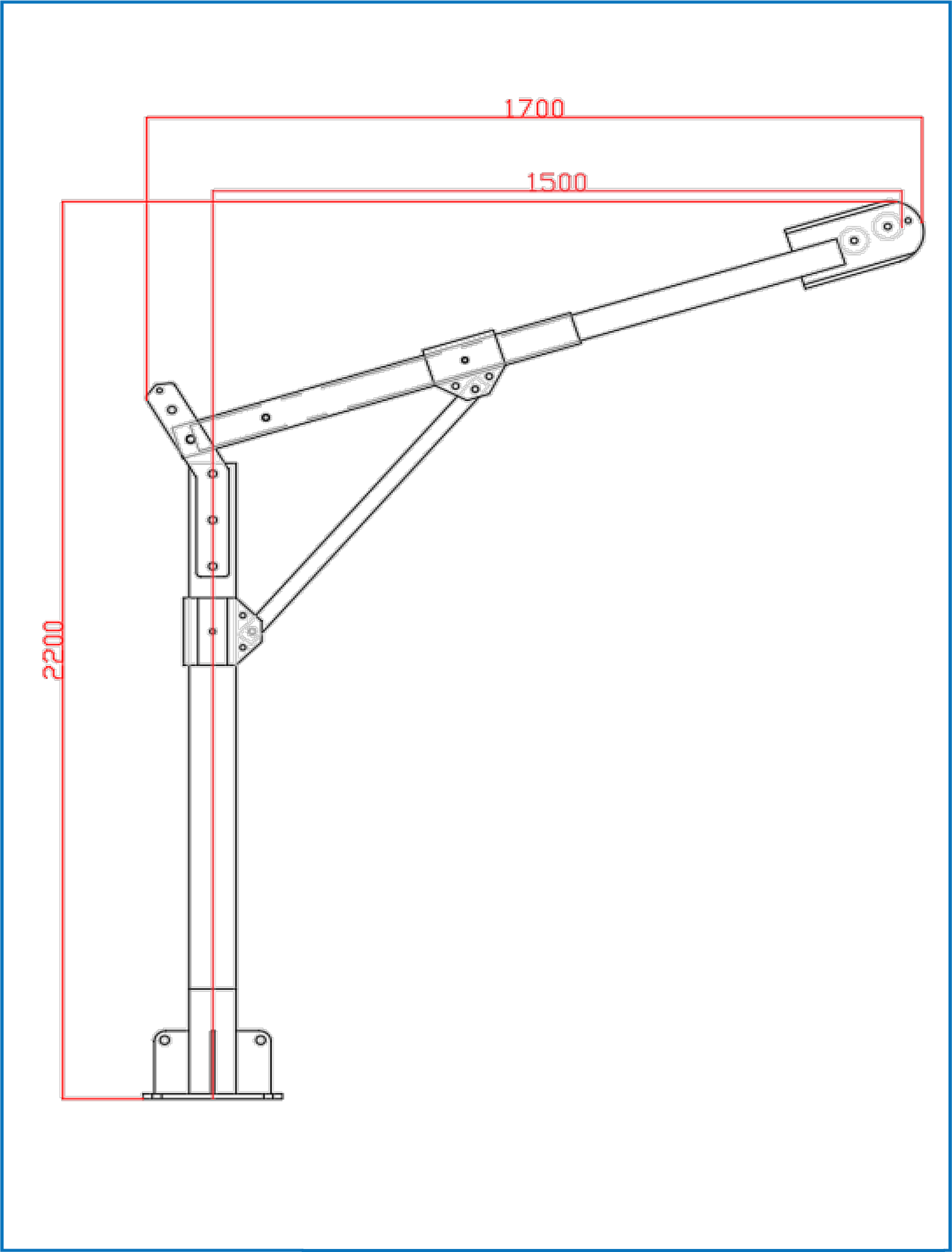 DAVIT ARMS TECHNICAL DATA SHEET 2